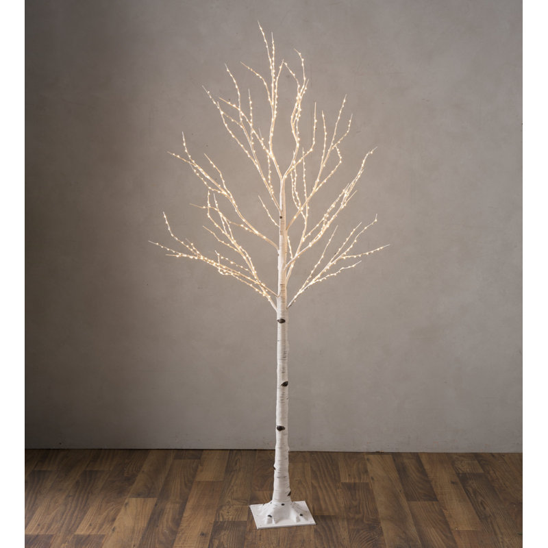 Large Indoor/Outdoor Birch Tree with 600 Warm White Lights