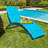 Outdoor Chaise Lounge , Cushion Included-374833099