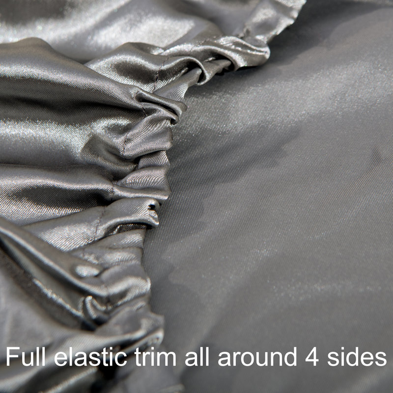 Fitted Crib Sheet, Silk Satin for Standard Crib and Toddler Mattresses, Super Soft, 28x52 Inches - NTBAY, Gray