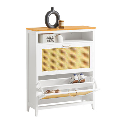 12 Pair Flip Down Shoe Storage