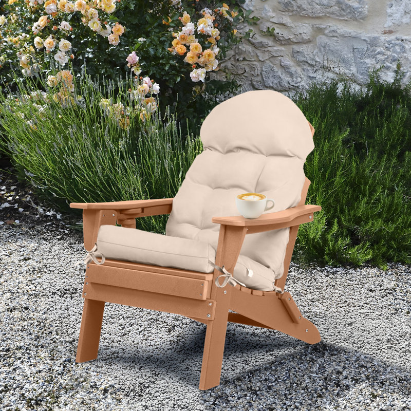 Coussin de siège et de dossier Adirondack pour l'extérieur, 4 pièces, 1, Brun