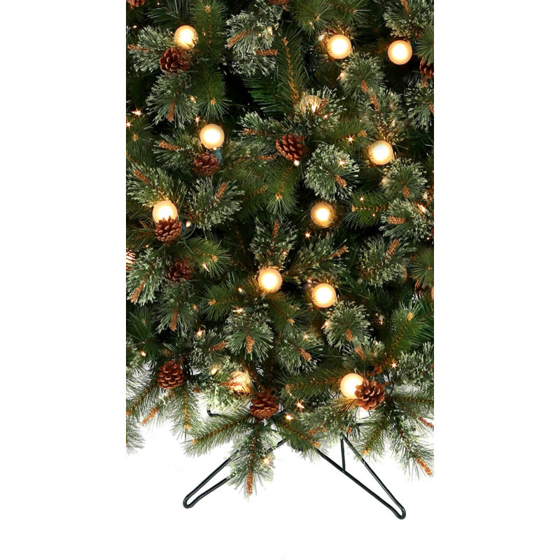 Arbre de Noël artificiel pin vert Twinkle, 7,5 pi