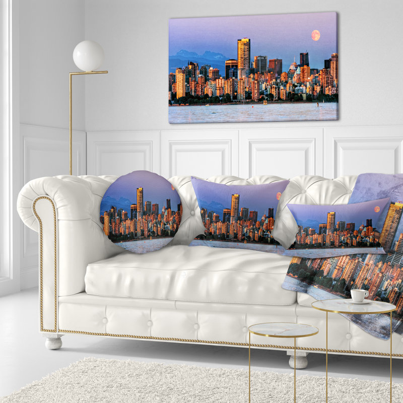 Coussin décoratif Vancouver City Skyscrapers - Cityscape
