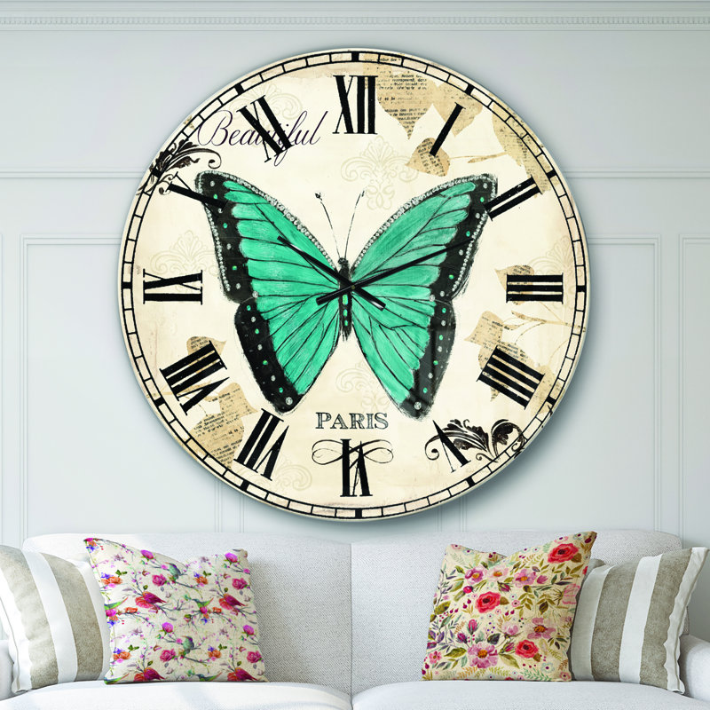 Swigart Metal Wall Clock, Oversized