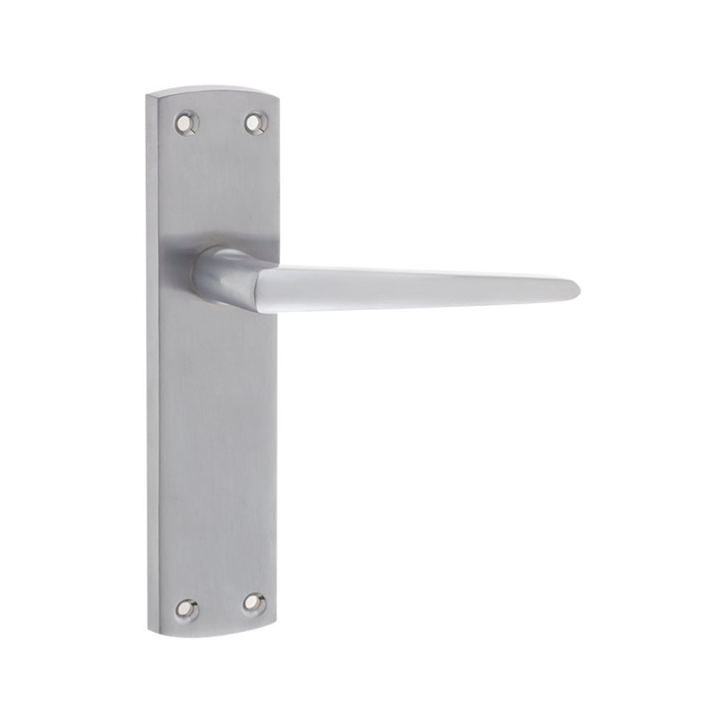 Bray Door Handle, Satin Chrome