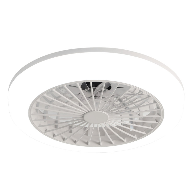 Ventilateur de plafond fermé 18 pouces avec lumière et télécommande