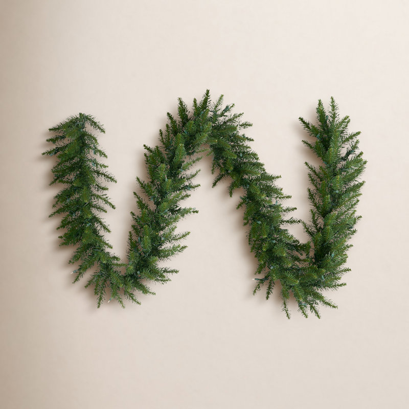 Peabody 600'' in. Faux Fir Garland