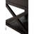 Kitchener Solid Wood Contemporary Narrow Rectangular End Table with Drawer, Open Shelf and X-Design-619996390-554233598
