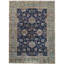 Sona Wool Oriental Area Rug in Navy/Green