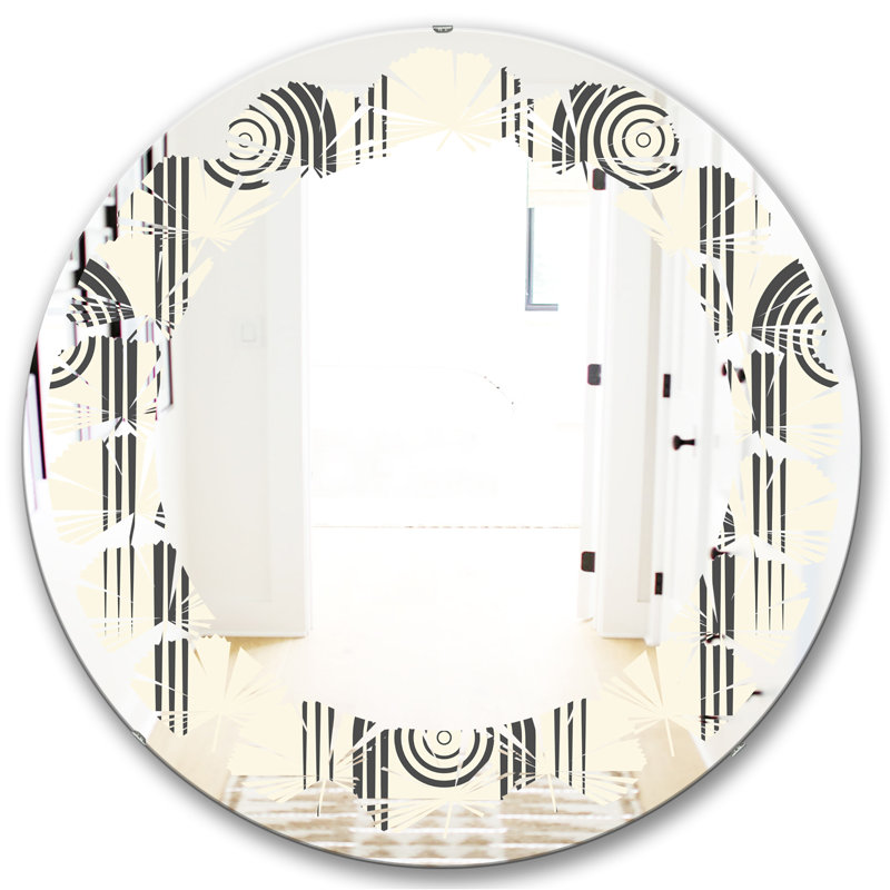 Miroir mural Leaves, H 24 po x l 24 po