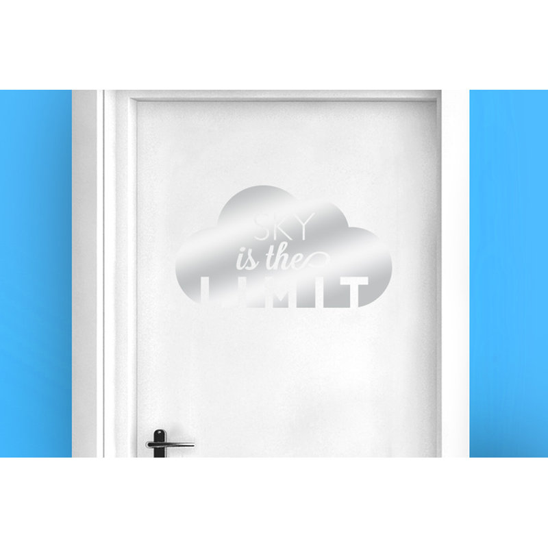 Wall Decal, Shiny Silver