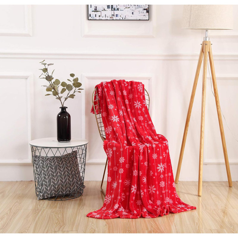 Fleece Throw/Blanket Snowflake