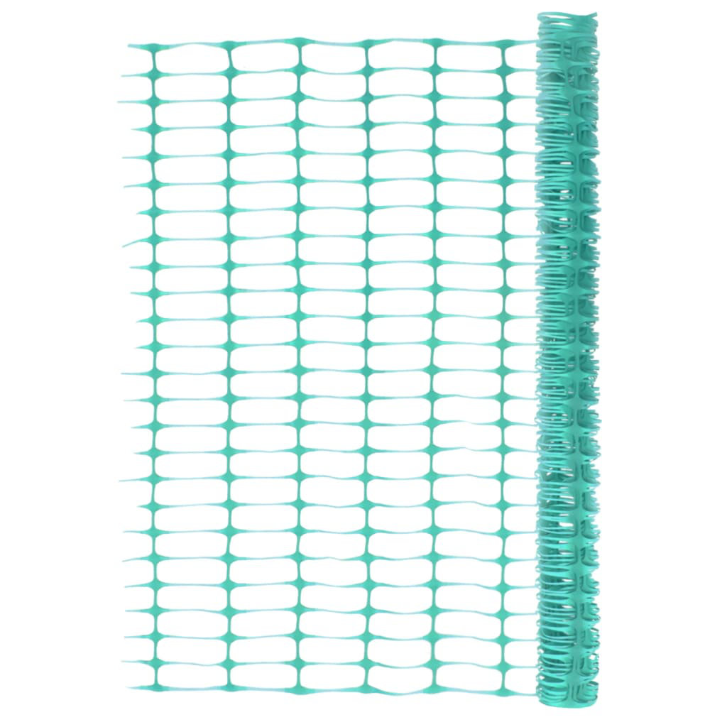 Vidaxl Garden Fence 30 M Green Patio Barrier Garden Fencing Crowd Control - Image 2