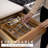 Expandable Bamboo Drawer Organizer for Kitchen & Room & Office