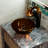 12-inch Glass Circular Vessel Bathroom Sink-37206785