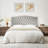 Queen/Full Size Wall Mounted Headboard for Adjustable Bed, Velvet Tufted Upholstered with Sturdy Wooden Legs- Gray-1881806554