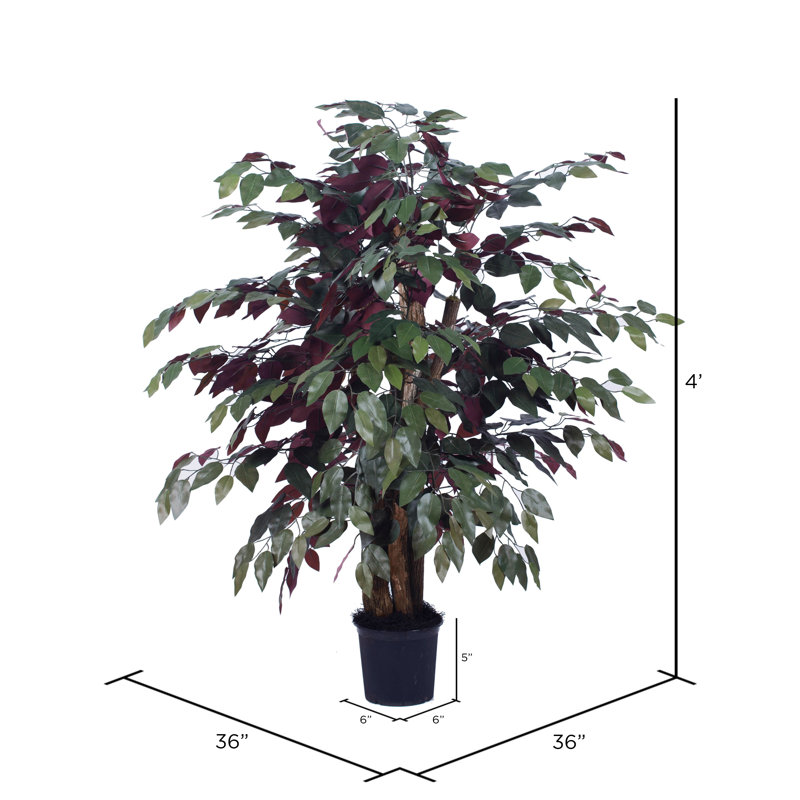 48'' Faux Tree in Pot Liner