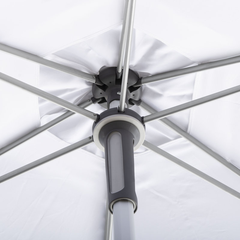Parasol de marché 9 pi Eberardo, Blanc