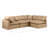 Itala Upholstered L-Shaped Sectional Reversible-94482382