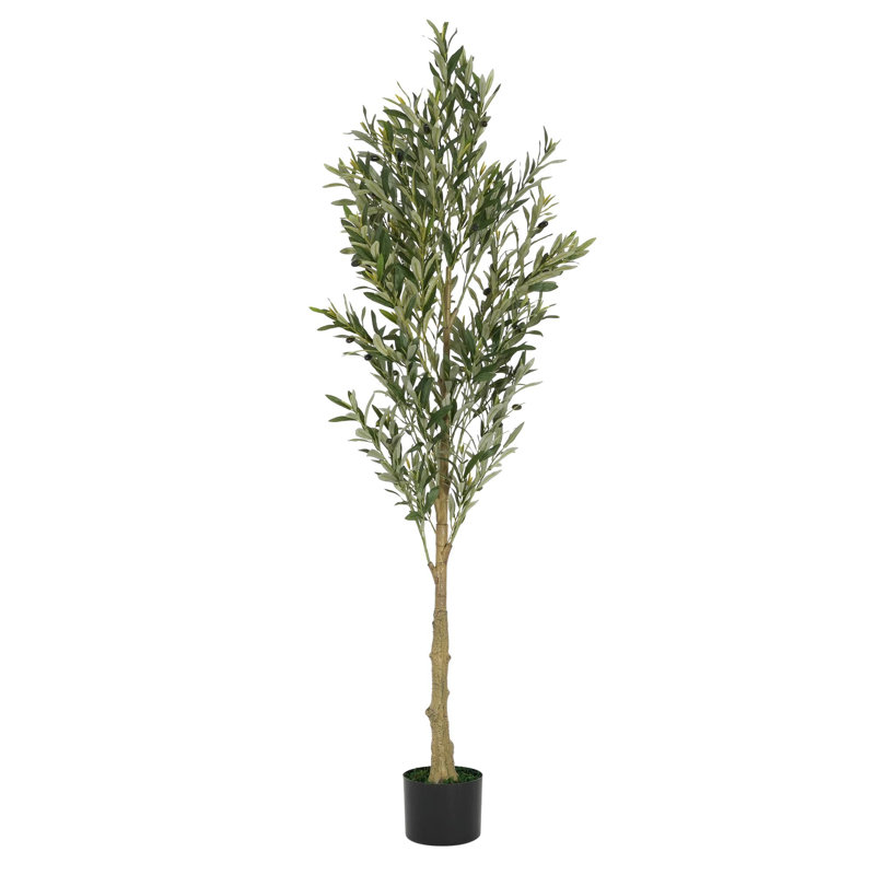 6' Artificial Olive Tree with Pot
