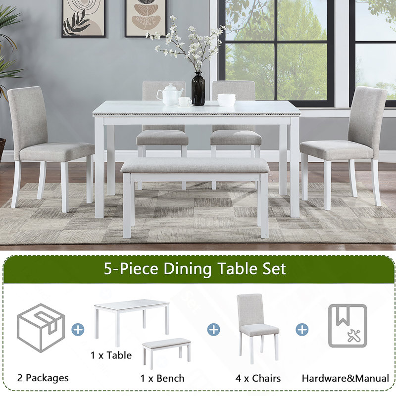 6 Pieces Dining Table Sets