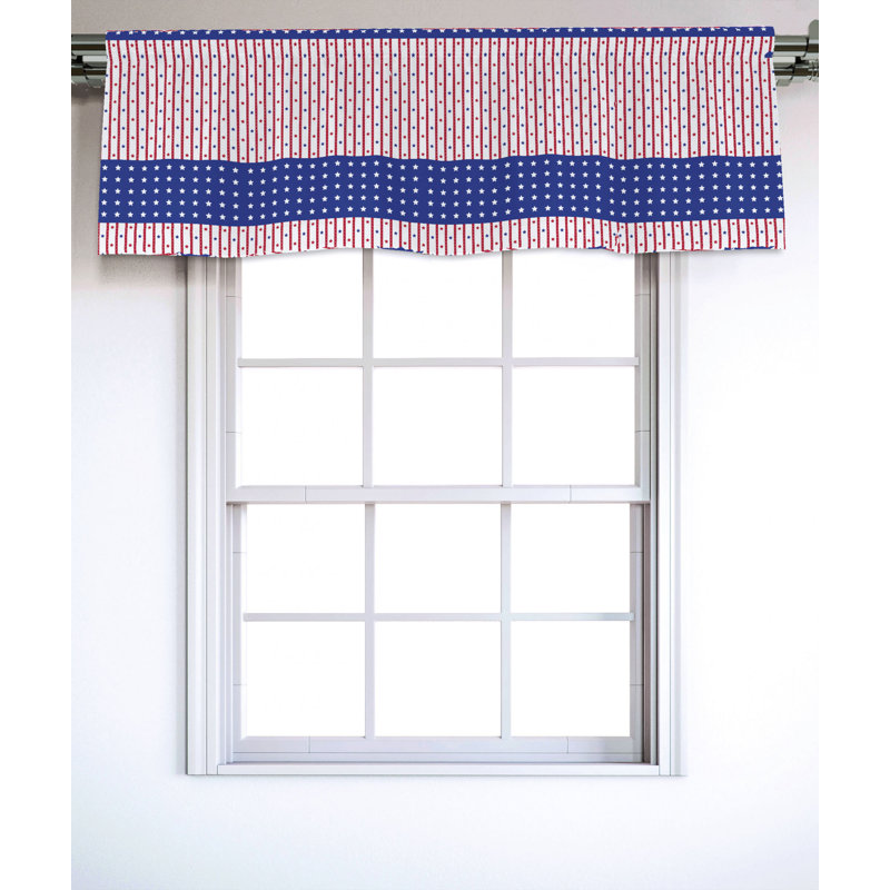 Sateen Ruffled Window Valance