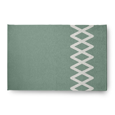 Chenille Geometric Rug