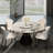 Ryding Modern Round Sintered Stone Dining Table with Rotating Tray-1229869849-1229869829