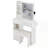 29.2" Small Space Left Drawer Desktop Vanity Table and Cushioned Stool-488029