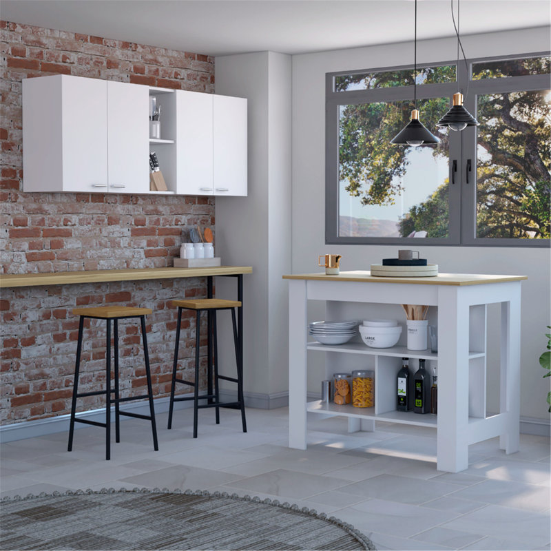 Versatile 7-Shelf 4-Door Kitchen Set for All Households, Enhancing Cooking Experience