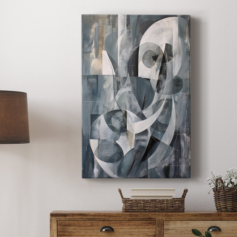 ABSTRACT Series CDL XXXIV - Cavas de galerie sur mesure, H 36 po x l 24 po