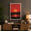 Sun on Water Modern - Wrapped Canvas-13335430-13335436