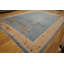 Tapis rectangulaire en laine antique noué à la main à motif floral bleu des années 1920