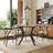 42.5-58.2 Inch Nordic Light Oak Extendable( with Rotating Extension Leaves) Round Dining Table With Storage Shelf For 4-6 People-1252142061
