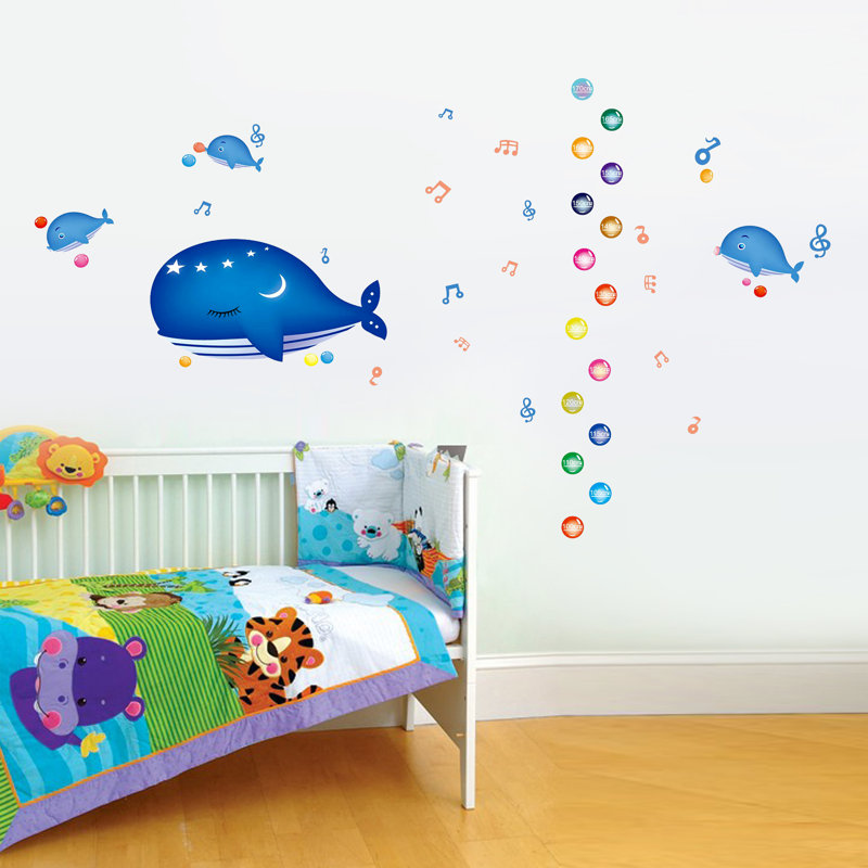 Whale Kids Wall Sticker