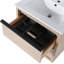Meuble-lavabo mural 24 po avec 2 tiroirs de rangement à fermeture en douceur et lavabo en céramique blanche - Bva02524plo-G-Bl9060b (W1286s00034 Basin Stylish Furniture-695931370