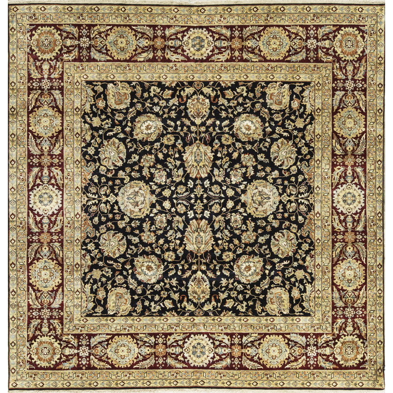 One-of-a-Kind 10'3" X 10'3" Square Wool Area Rug in