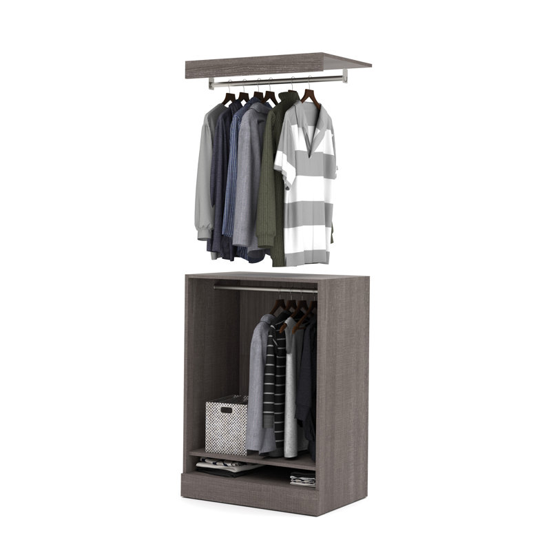 Tour pour garde-robe l 30 po Caritas, Gris