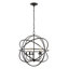 Lustre globe en bronze à 5 lumières Florentin