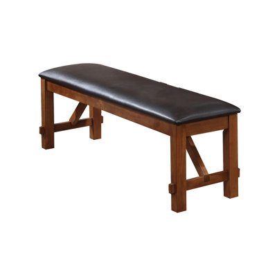 Ersa Faux Leather Upholstered Bench