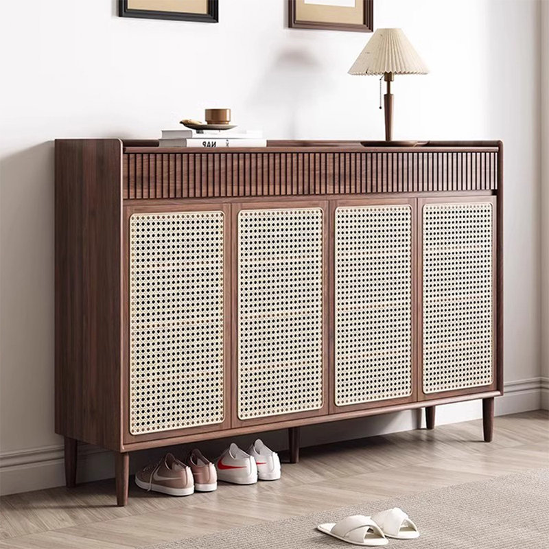 Walnut Solid wood Shoe Storage