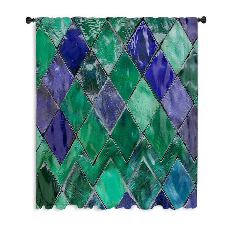 Soniyah Sheer Curtain Single Panel, 50" W x 96" L