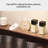 All Solid Wood Simple Clamshell Mirror Dressing Table