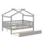 Lit en bois avec couchette-1829324157