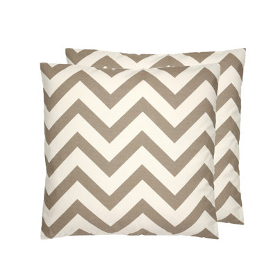 Los Angeles Chevron Cotton Pillow Cover