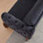 Canapé classique en velours 84 po, capitonné, pieds en bois courbés-935374466