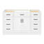 Base de meuble-lavabo simple en bois massif 54 po Osoria-85027787