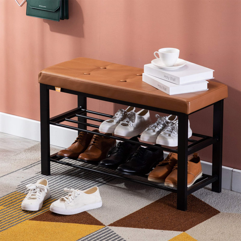 6 Pair Shoe Storage Bench