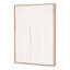 «White Geo Mache», art mural brun