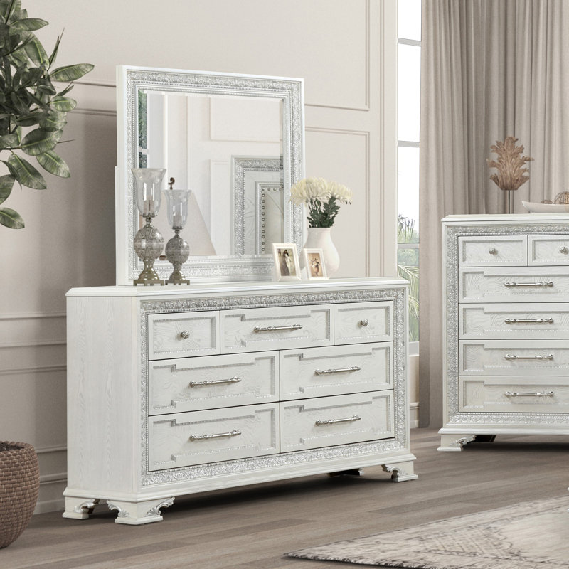 Mickinley 7-Drawer Dresser With Mirror